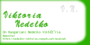 viktoria nedelko business card